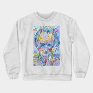 ANTONIN ARTAUD watercolor portrait .3 Crewneck Sweatshirt